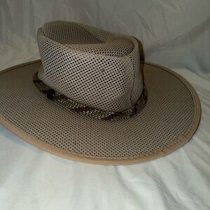 Monterey Bay Brown and Tan Wide Brim Hat